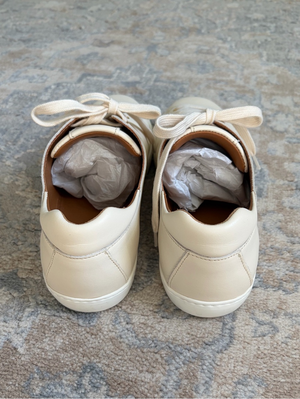Sezane "Jack" Leather Sneakers, Size 41 - Picture 4 of 7